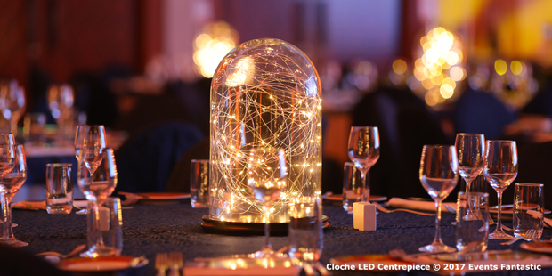 LED Cloche Centrepiece Event Backdrop image