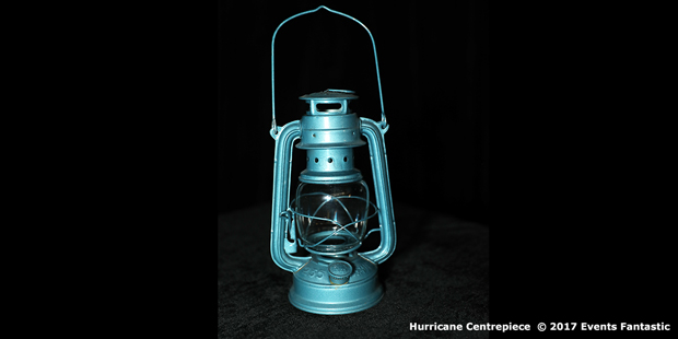 Rustic Kerosene Lantern Event Centrepiece