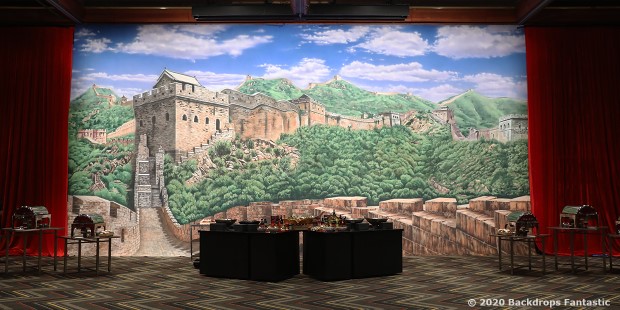 Great Wall of China Event Backdrop
