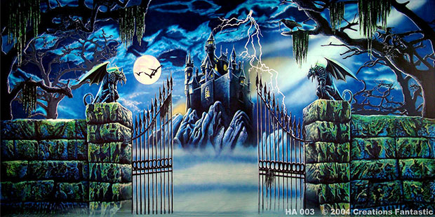 Haunted Castle Event Backdrop image