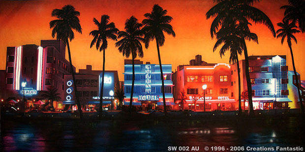 South Beach Miami Florida 6m x 12m Event Backdrop