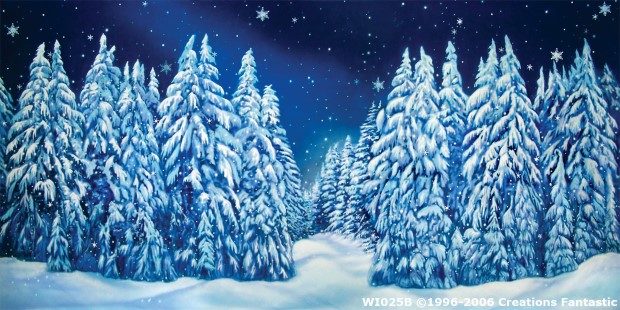 winter wonderland backdrop - Winterwonderland theme
