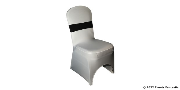 Black Lycra Chair Bands