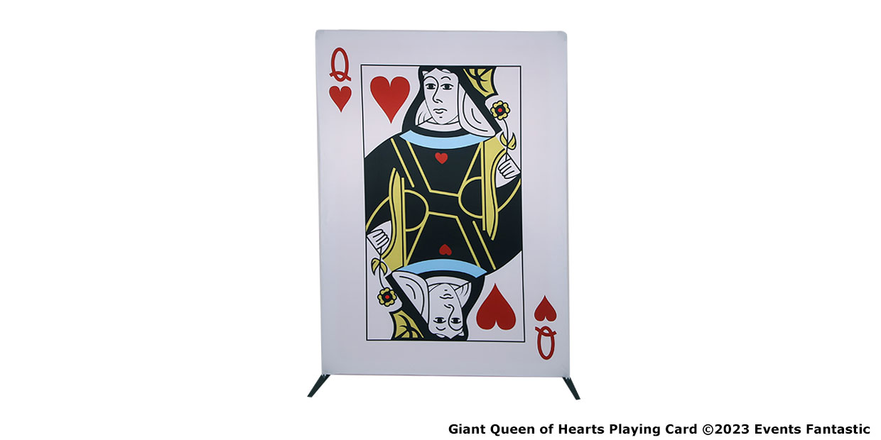 Giant Queen of Hearts Playing Card