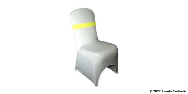 Yellow Lycra Chair Bands