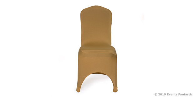 Gold Chair Cover Front View