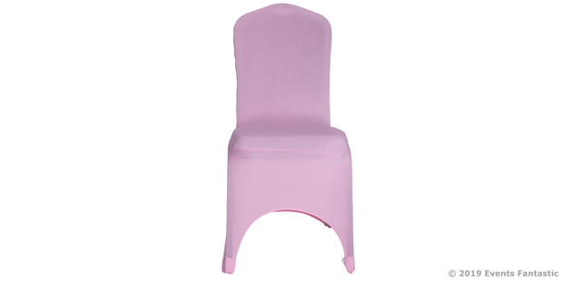 Light Pink Chair Cover front view