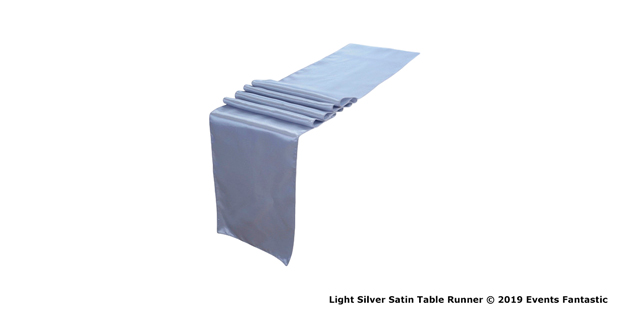 Light Silver Table Runners