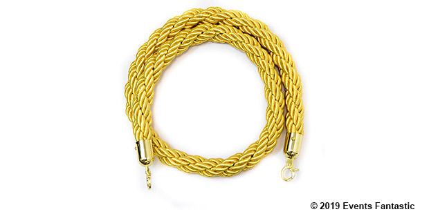 Gold Rope for Bollards Event Backdrop image