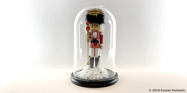 Nutcracker Cloche 3 Christmas Event Centrepiece