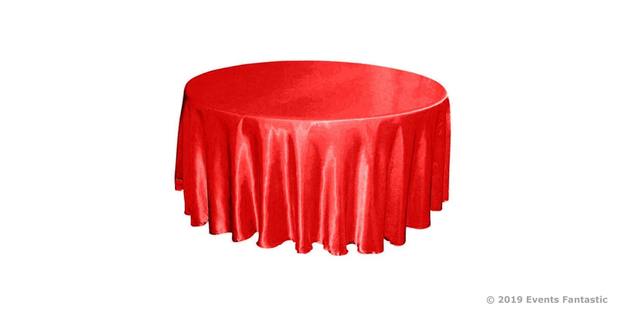 Red Satin Table Cloth Product Image