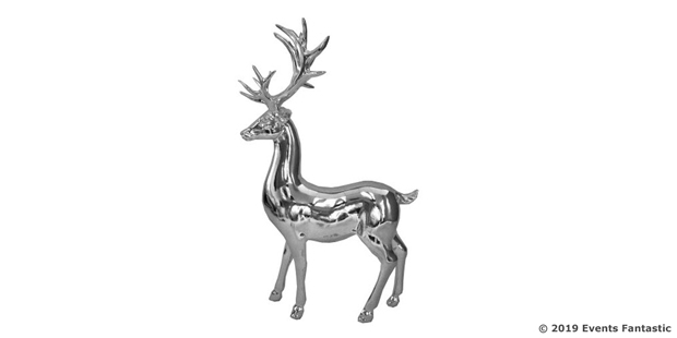 Silver Reindeer Event Centrepiece