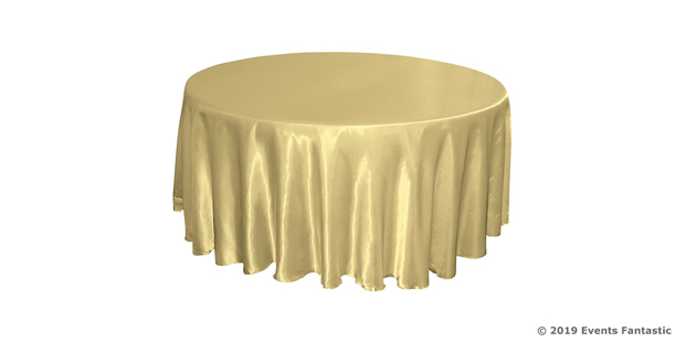 GOLD SATIN TABLE CLOTH PRODUCT IMAGE