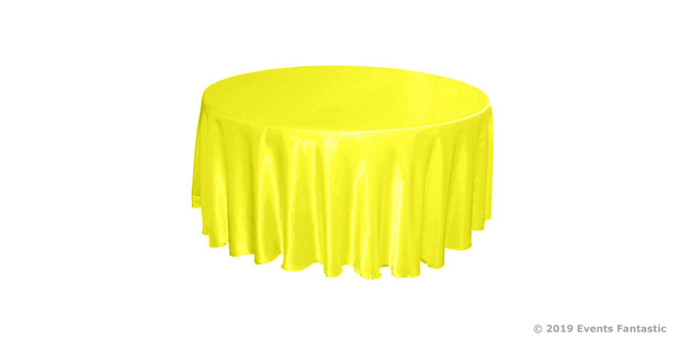 Yellow Satin Table Cloth Product Image