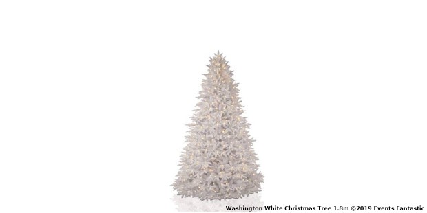 White Christmas Tree 1.8m