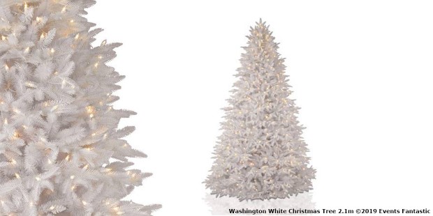 White Christmas Tree 2.1m