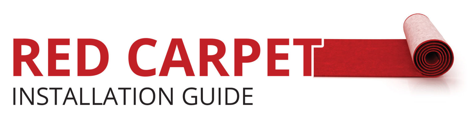 How to install an event carpet runner ⋆ VIP Entrance ⋆ Events Fantastic