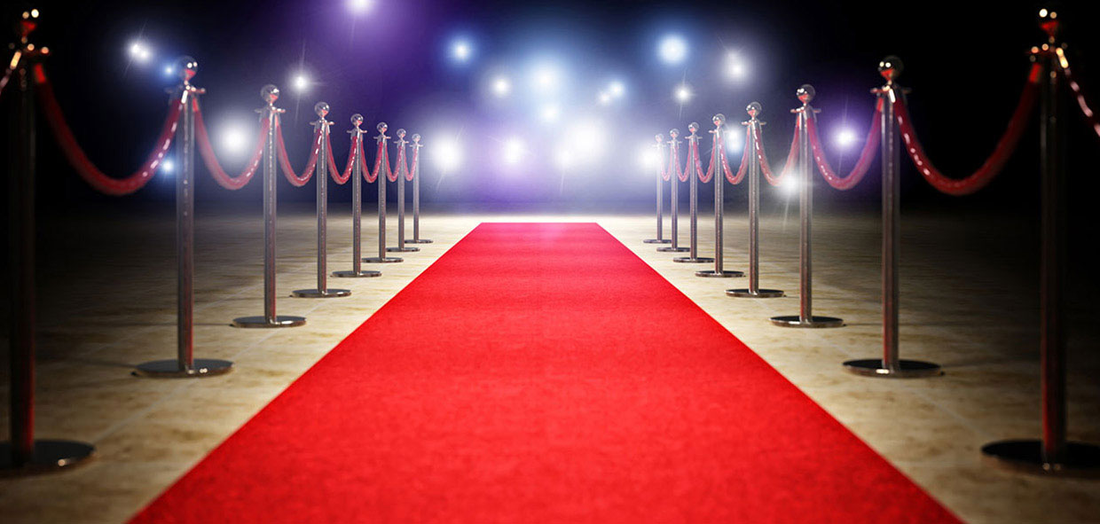 Red carpets online