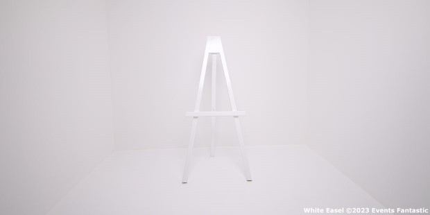 White Easel