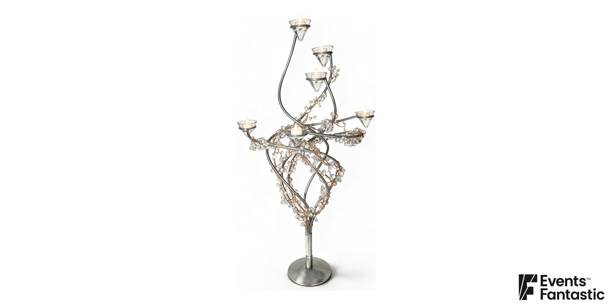 Crystal Candelabra Large Centrepiece