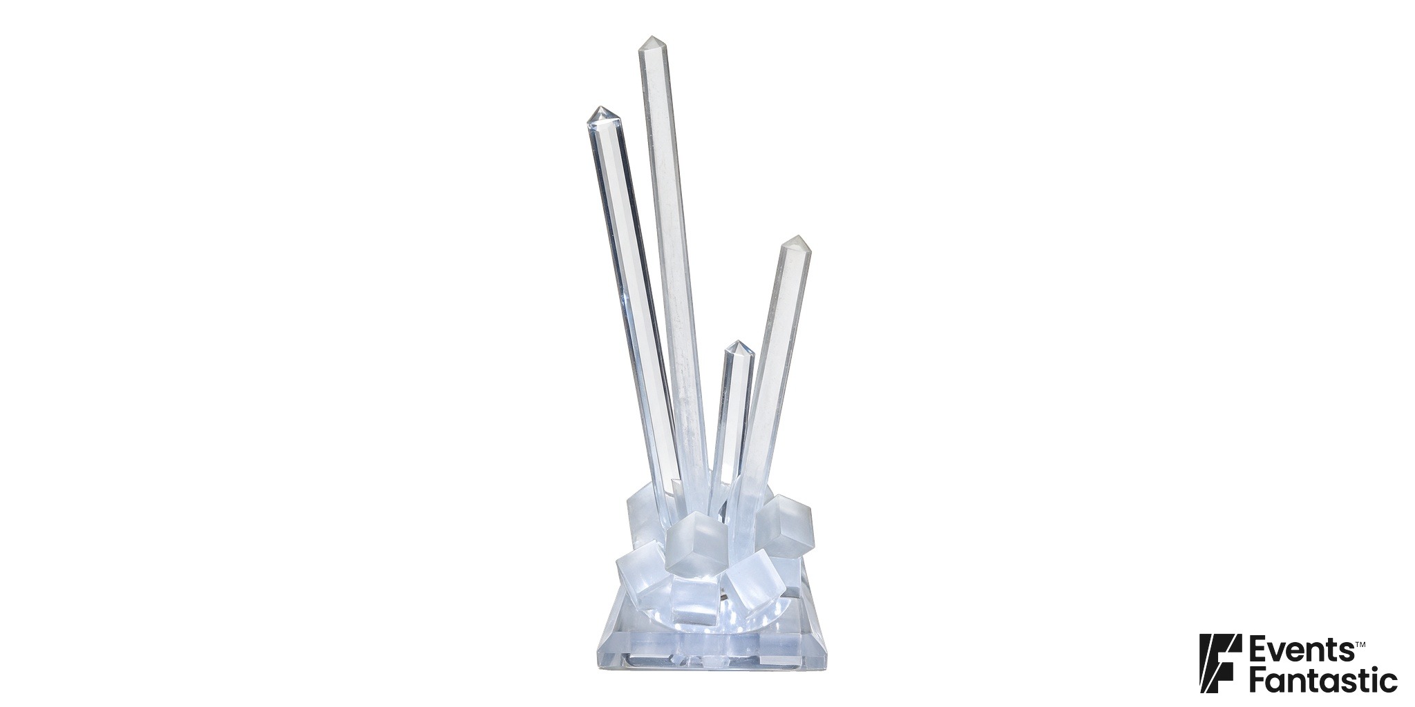 Perspex Ice Crystals Table Centrepiece